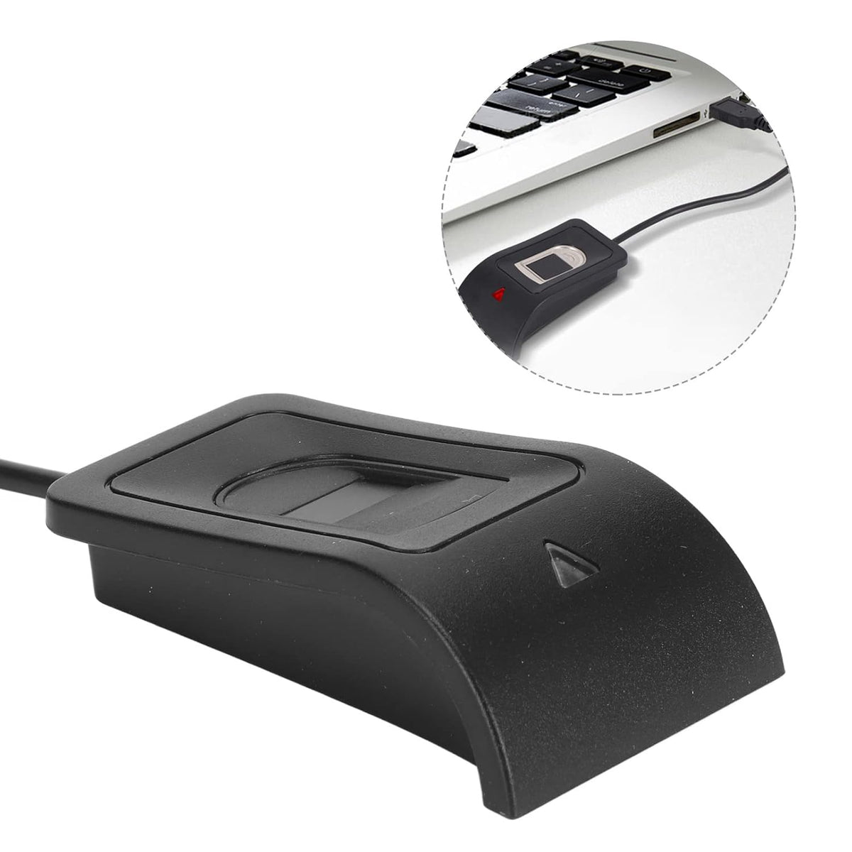 Naroote Fingerprint Reader, Fingerprint Reader Keyboard with Fingerprint Reader USB, Fingerprint Scanner USB