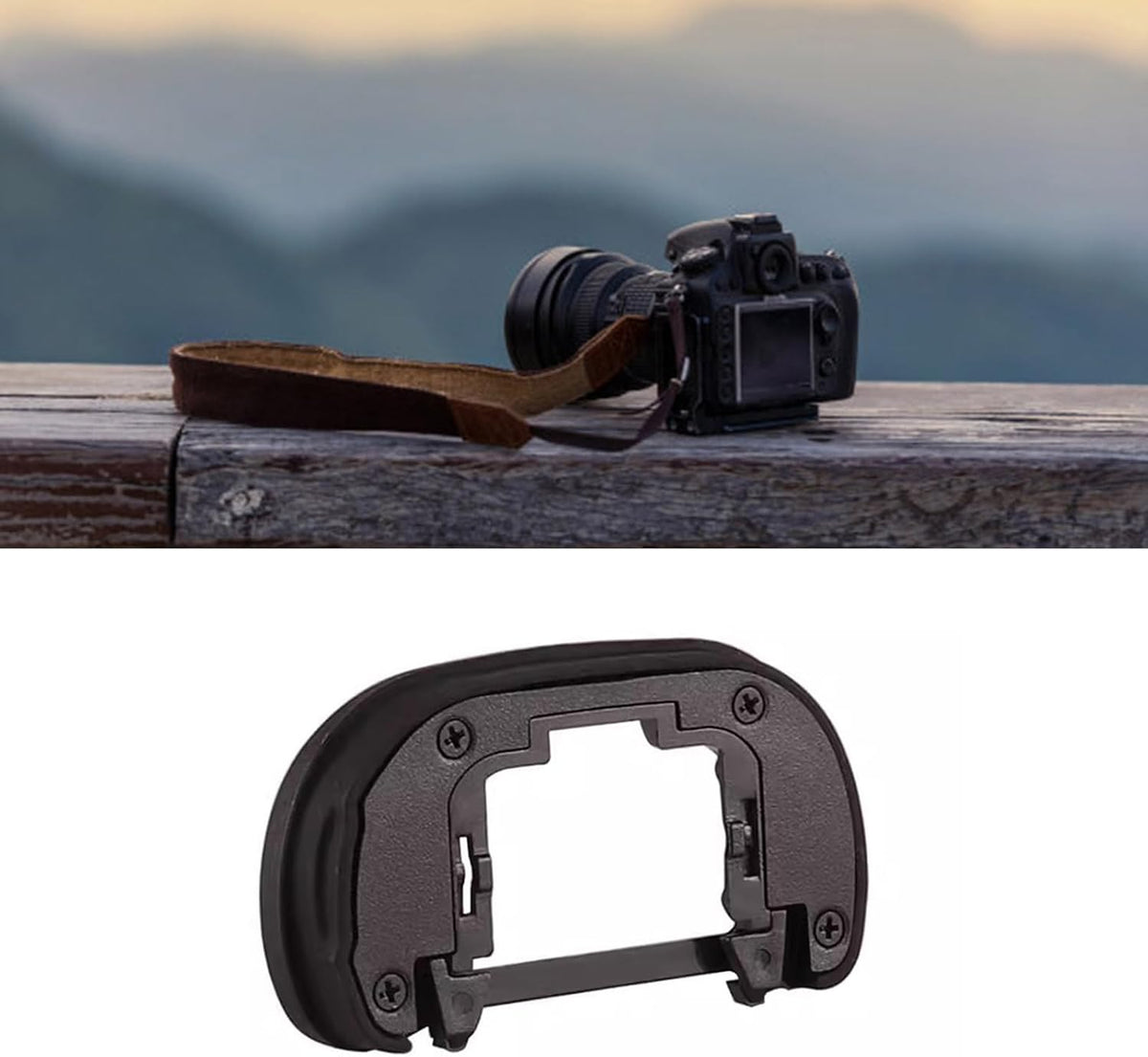 SUtonup EP18 Silicone Eyepiece for Cameras Protects Viewfinder from Dusts and Scratches