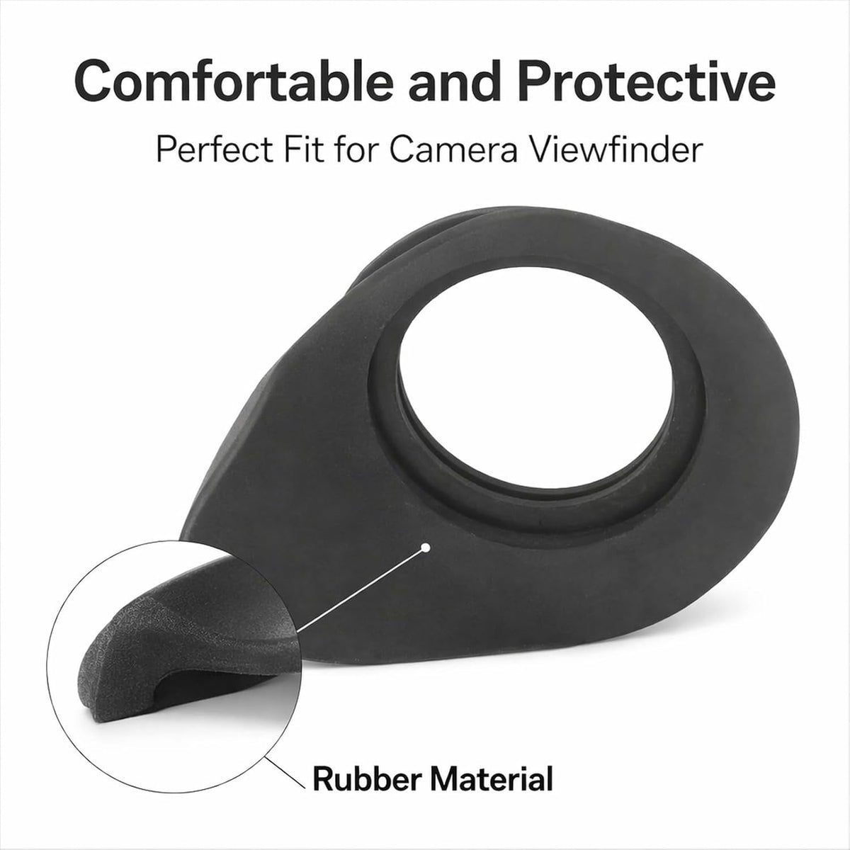 XZXCVN SD1000 MC1500 MC2500 Camera Viewfinder Eyecup Rubber Eye Cup Replacement for - Durable Material, Easy