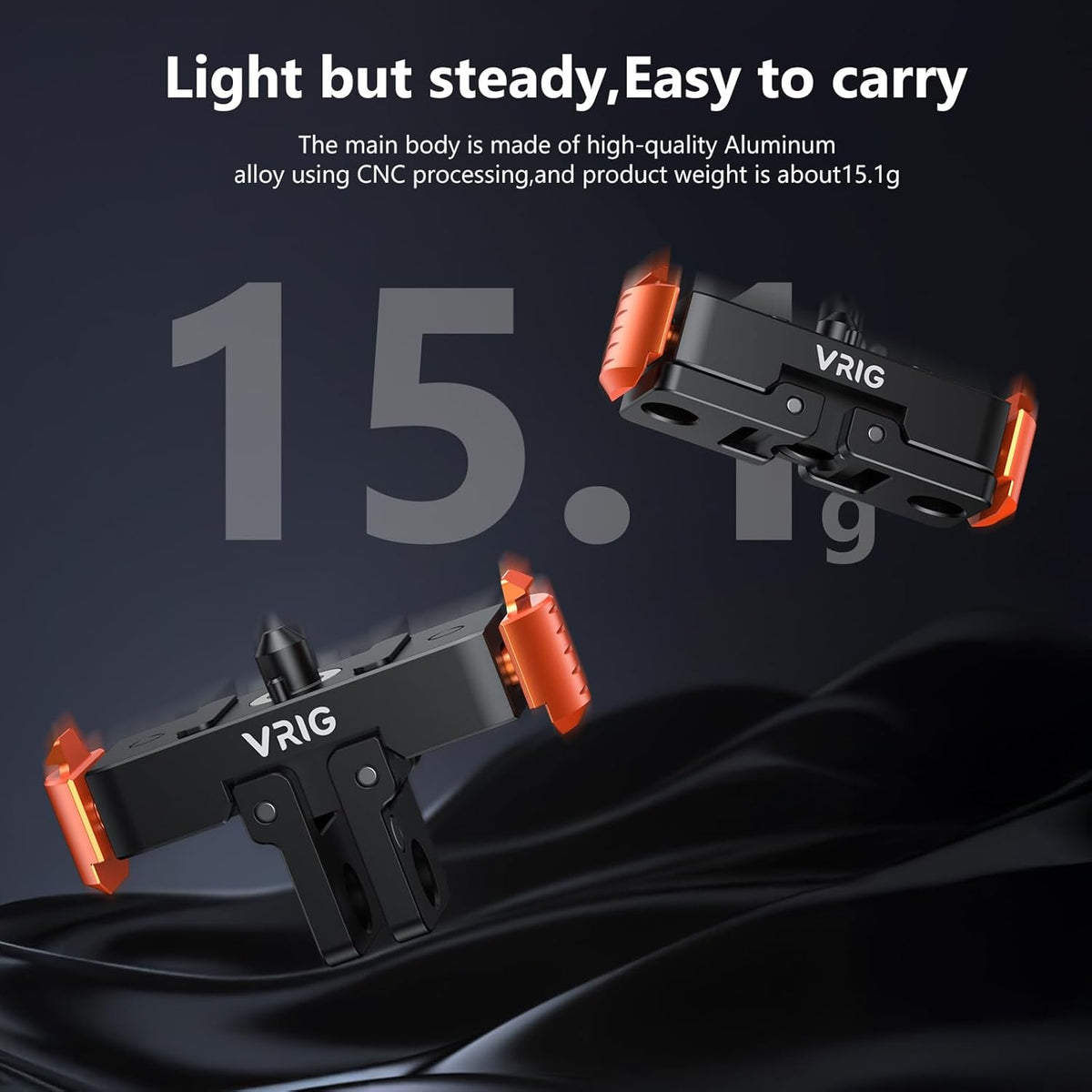 VRIG Direct 13 1/4 13 VRIG Magnetic Quick Release Mount for Hero Fast Detach Adapter with Screw Interface, Secure Go