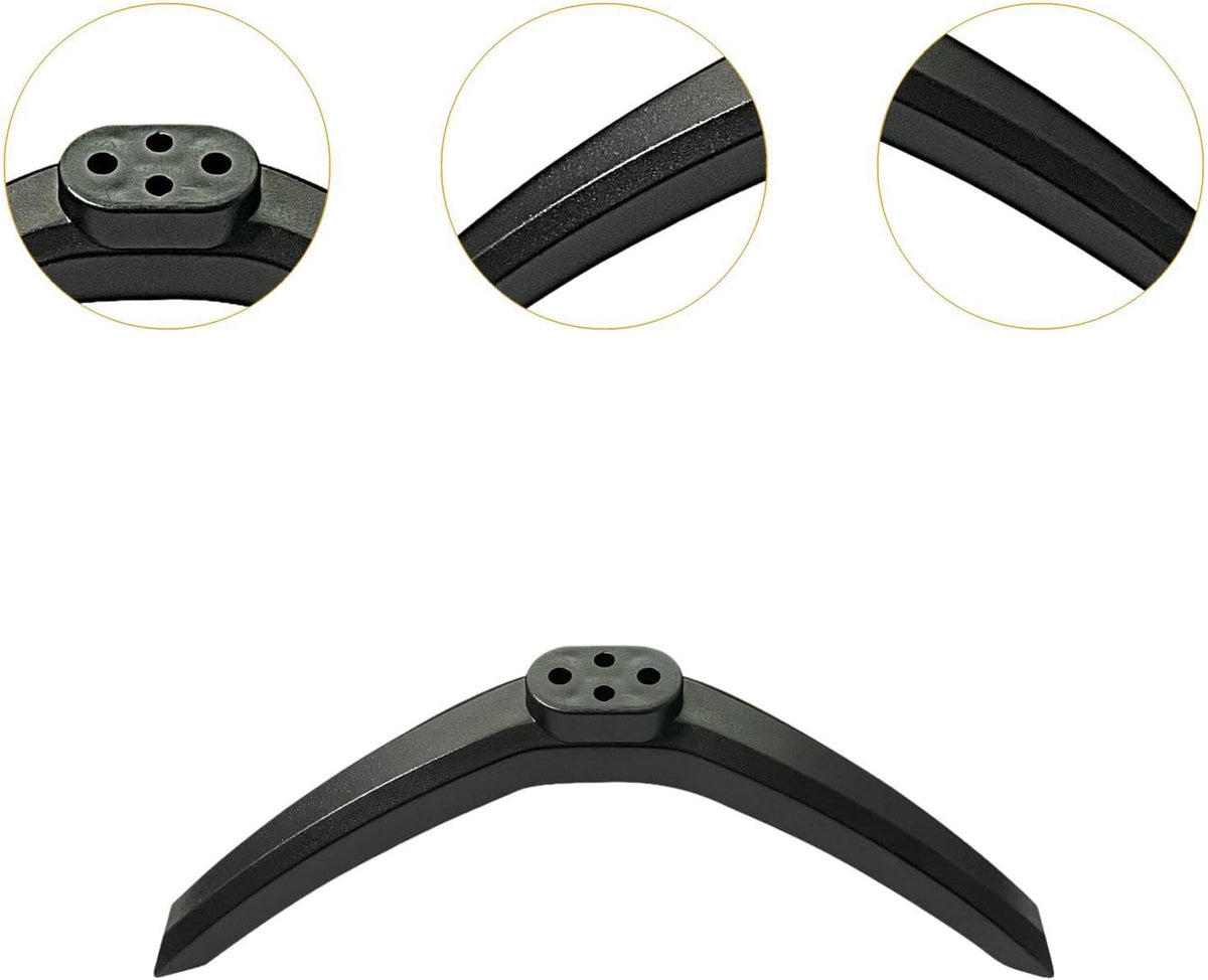 Moyeetings 2Pcs Set 43 Inch TV Feet Base Replacement Anti-Slip with Screws Easy Installation Lightweight TV Accessories