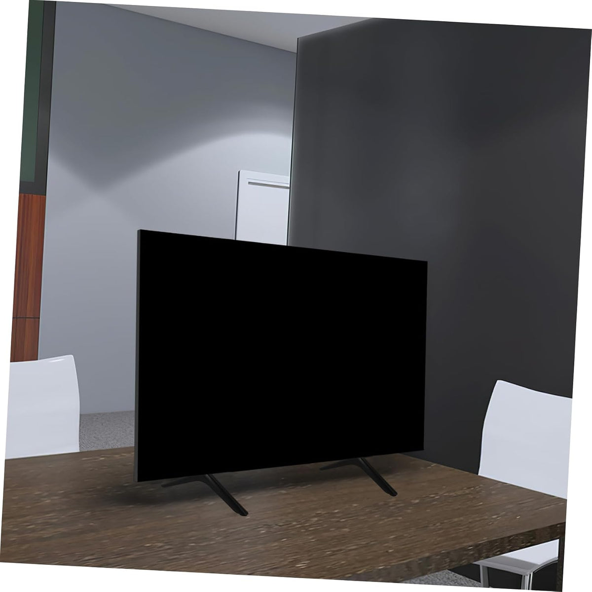 SOLUSTRE Portable TV Stand - Easy Installation with Hidden Viewing Frame