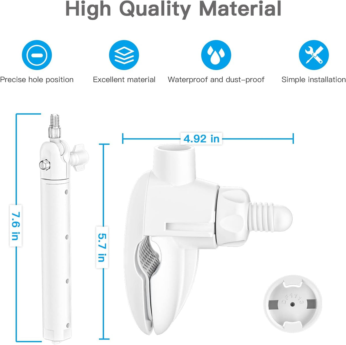 MBP481/MBP482/MBP483/MBP33XL, HB66 1/4''-20 Flexible Baby Monitor Mount for Motorola Baby Monitor for Hellobaby and All