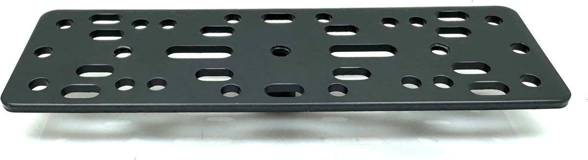 ChargerCity 2 4 Universal Metal Alloy Bracket Plate for Ham CB Radio Garmin GPS Fish Finder Vehicle Mounting Plate