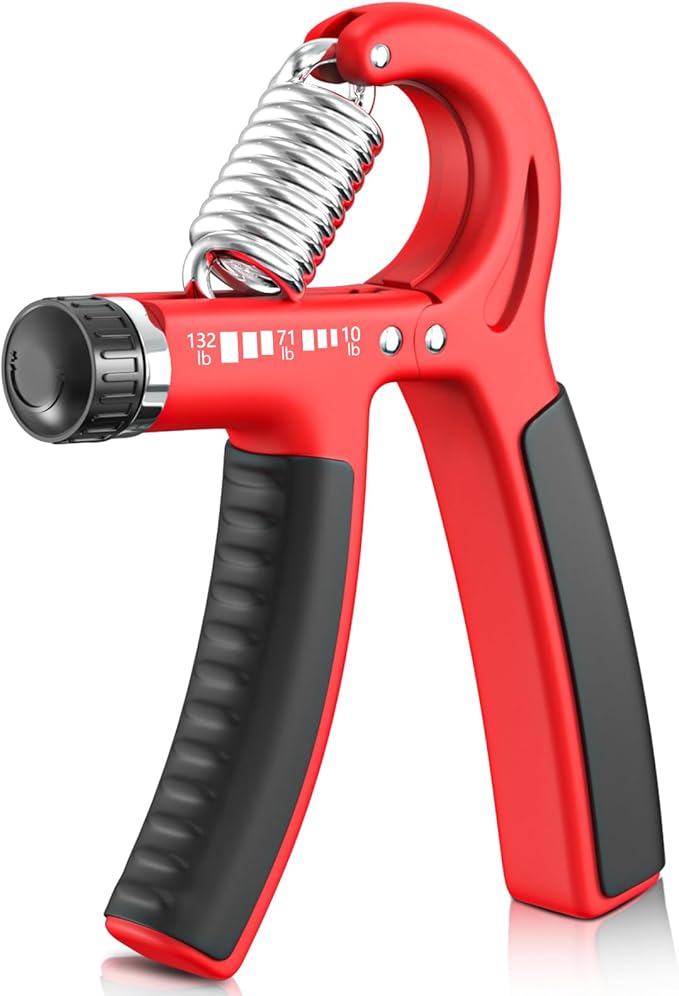 FitBeast Grip Strengthener Forearm Strengthener, Adjustable Hand Grip Strengthener for Strength Training & Rehabilitation, 10-132 lbs Resistance, Ideal for Athletes and Physical Therapy (1 Piece)