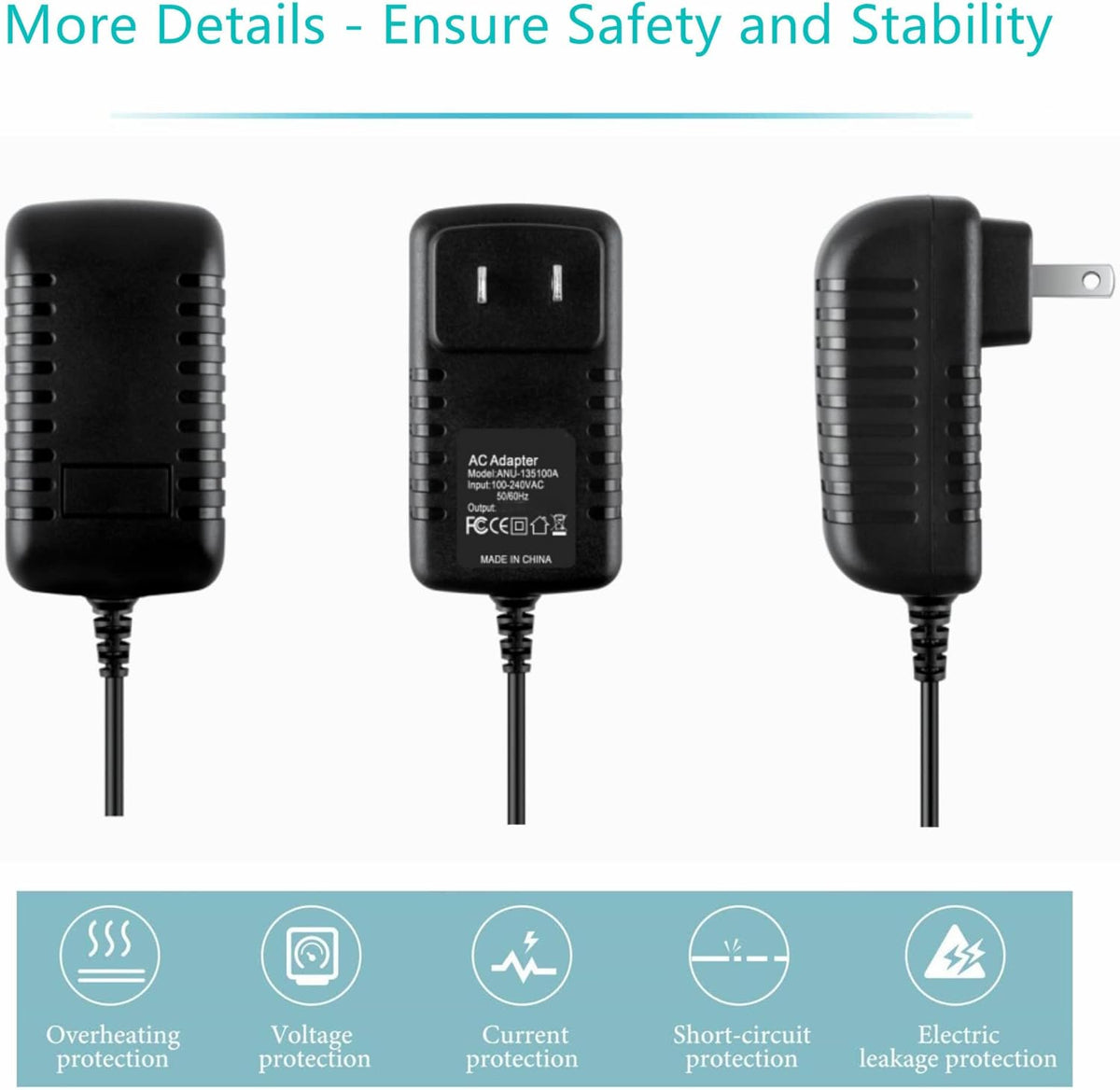 Dysead 6V TC-D5M TC-D5 TCM-5000 TCM-5000EV AC/DC Adapter Compatible with Sony Recorder Power Cord