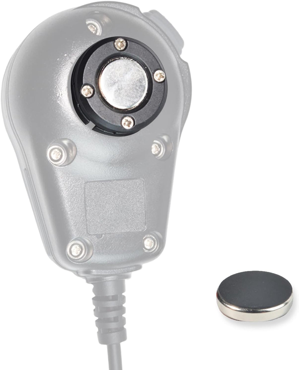 TWAYRDIO Magnetic Mic Holder, Mobile Radio Microphone Magnet Mount, CB Mic Hanger, Mounting Solutions for Car Truck