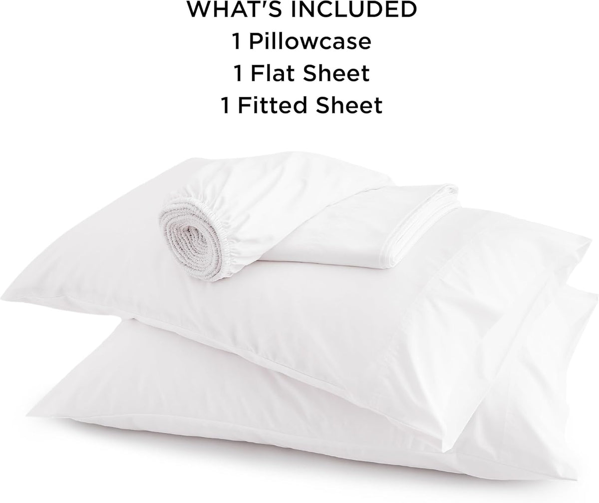 Bedsure Cooling Twin XL Sheets - Breathable Rayon from Bamboo, Soft & Silky, Deep Pocket Up to 16 Inches, White