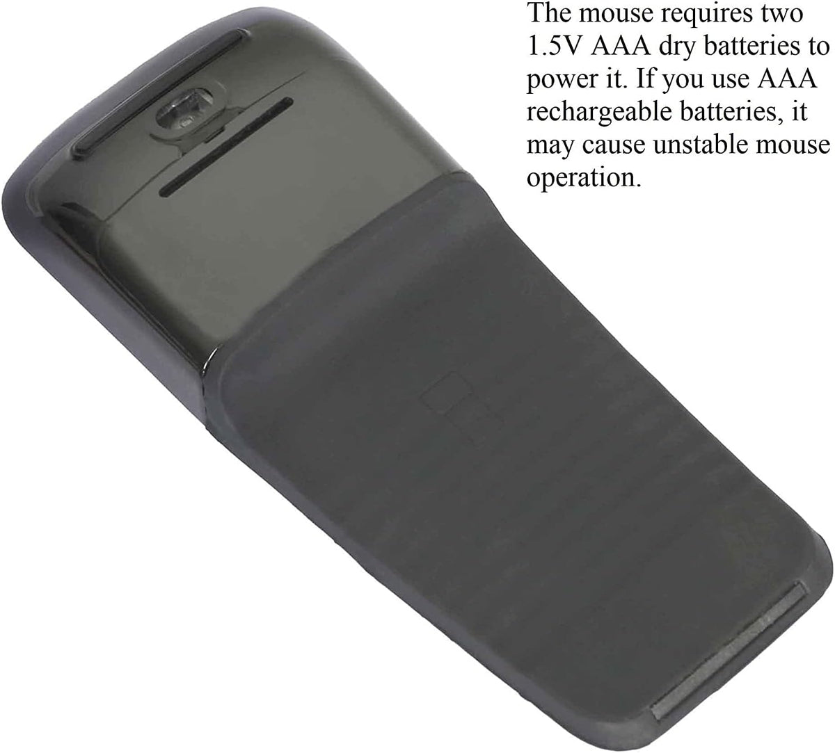 WUDEMWWFE Bluetooth Arc Mouse Foldable Slim and Portable Mini Wireless Computer Travel Mouse Folding Optical Touch Mice