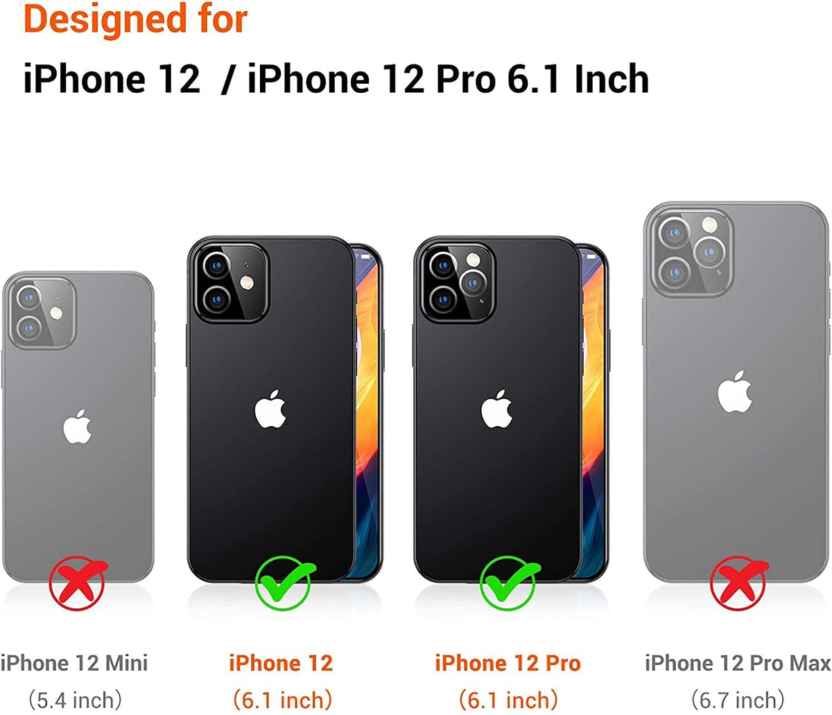 Casegis 12&12Pro Compatible with iPhone Case,with [Shockproof Protective][Camera Protection] Cute Butterfly Aesthetic