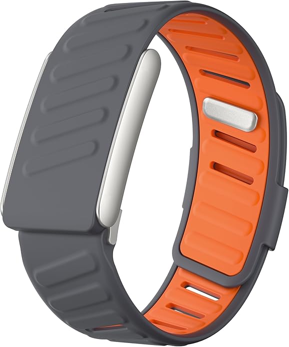 VeveXiao Rugged Comfort Silicone Wristband Compatible with WHOOP 5 | Whoop MG Band, Durable Soft Silicone Sports Loop Replacement Bands for Men Women with Metal Frame Connector