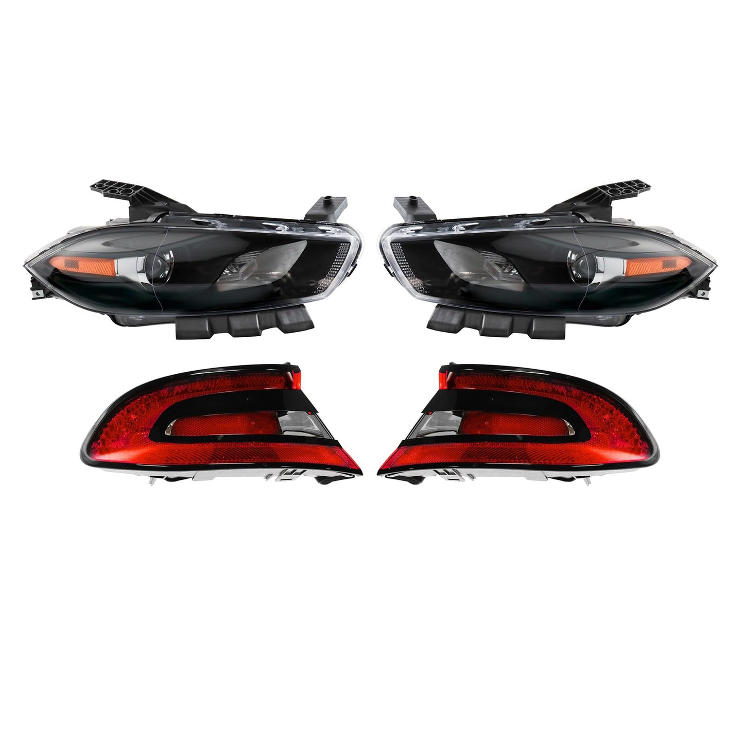 TRQ Lighting Kit Compatible with 2013-2016 Dodge Dart, Model LKA82955