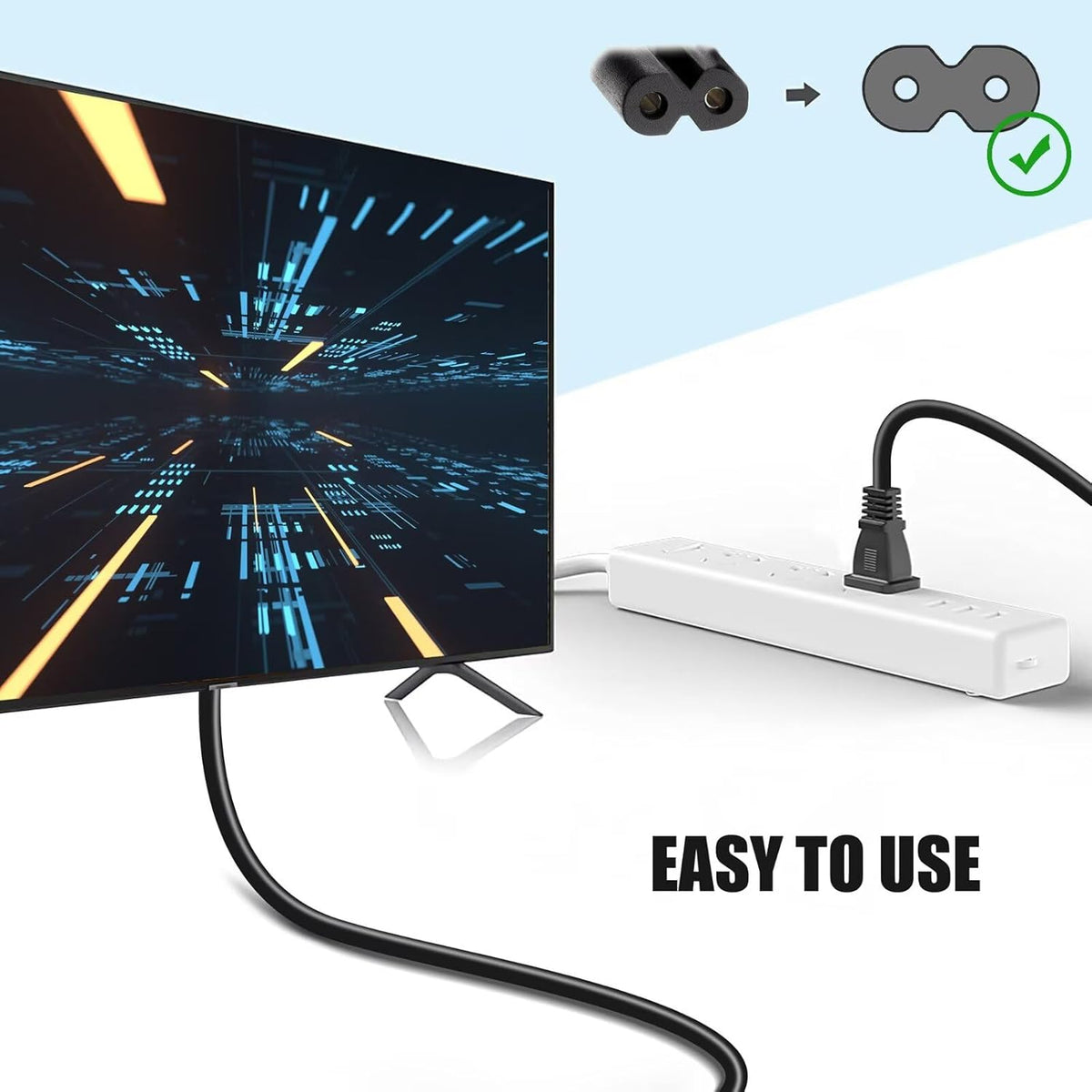 SRGTHE 6ft W13 BL108 UL AC Power Cord Compatible with CiBest Video Mini Movie Projector Outdoor