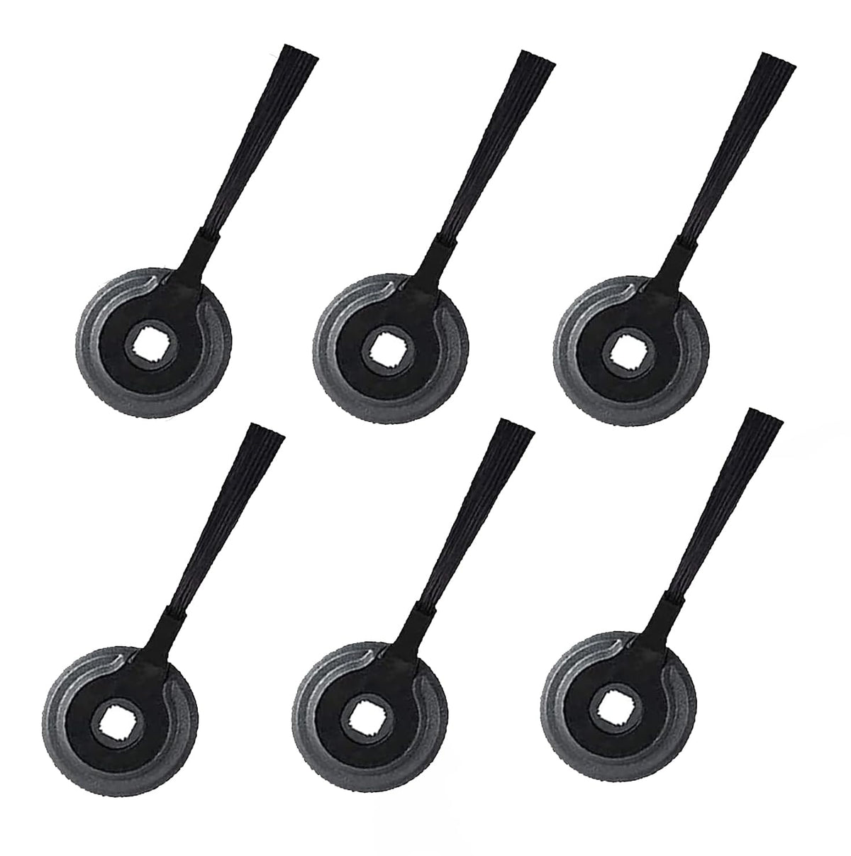 Vanclearidea Side Brush Replacement Parts for Shark ION Robot AV751 AV752 AV753 R85 RV850 RV850BRN RV850WV RV851WV S87 RV700_N RV700_N RV720_N RV750_N Vacuum Replacement Kit 6-Pack