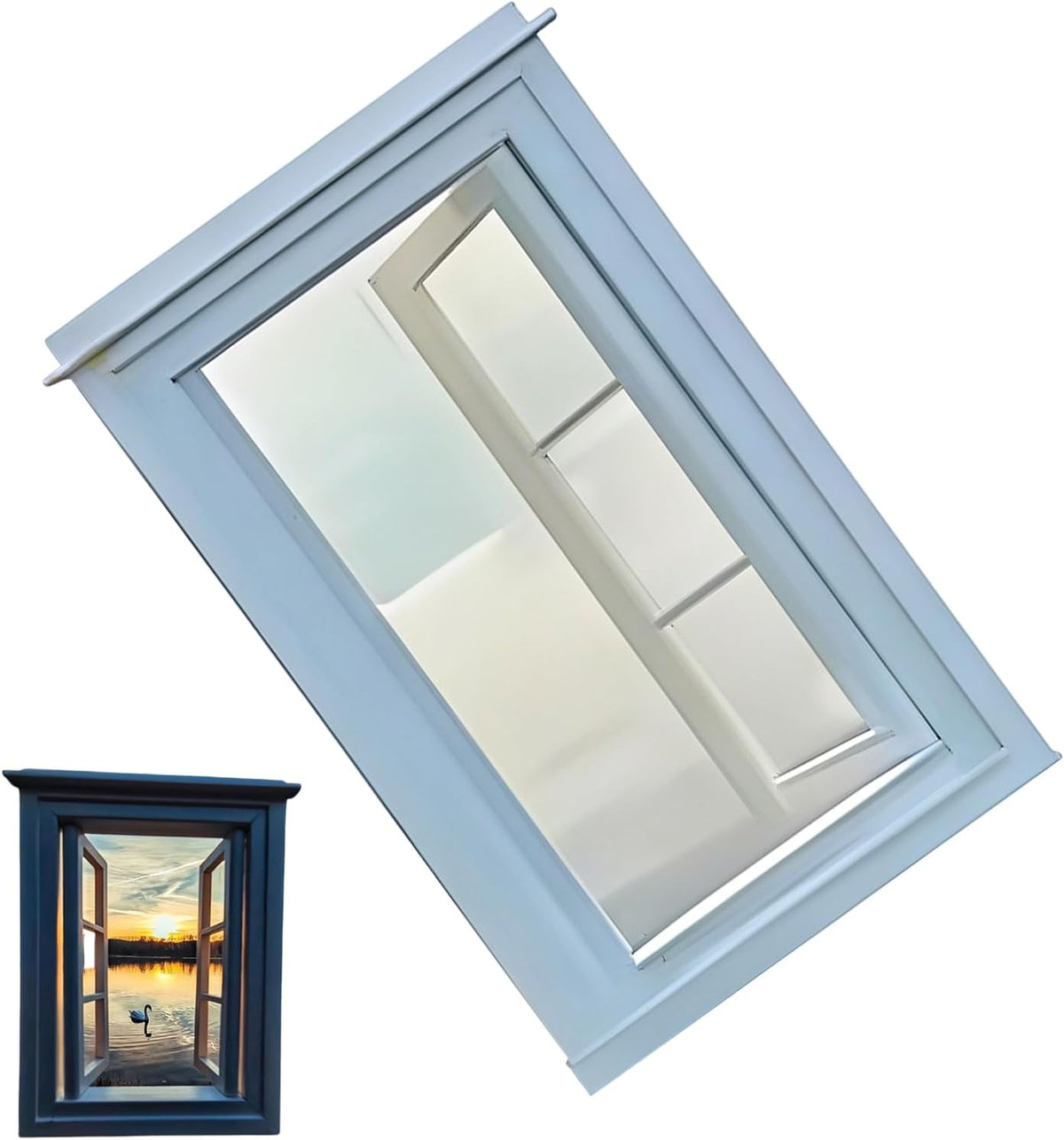 Generic 2 Artistic Window Photograph Props, Versatile Photography Props, Reusable Frame Photo Tool, Travel Photos
