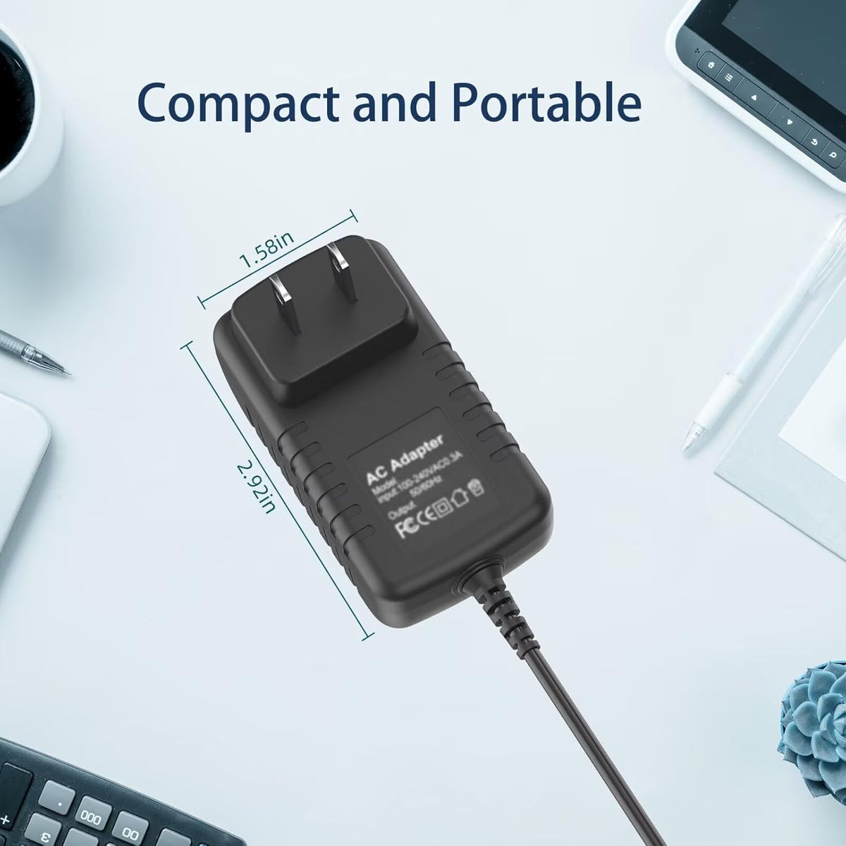 MDCGPower DV-1280-5 13V 1000mA 2 AC DC Adapter Compatible with Lobster Class Transformer Power Cord