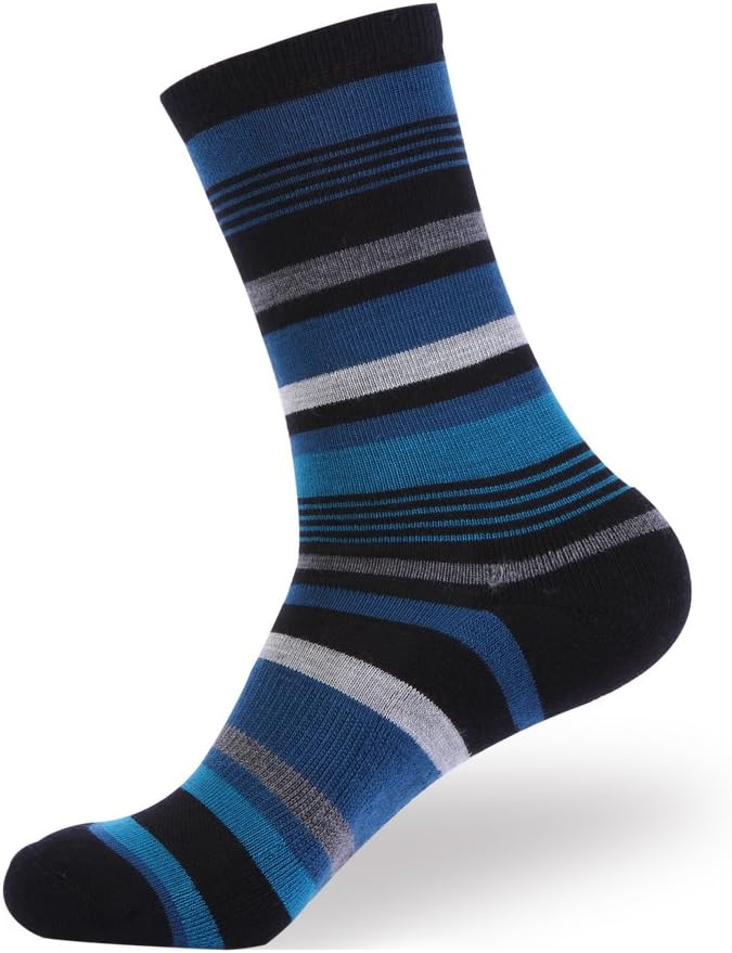 EnerWear 4 Pack Women's Merino Wool Outdoor Hiking Trail Crew Sock