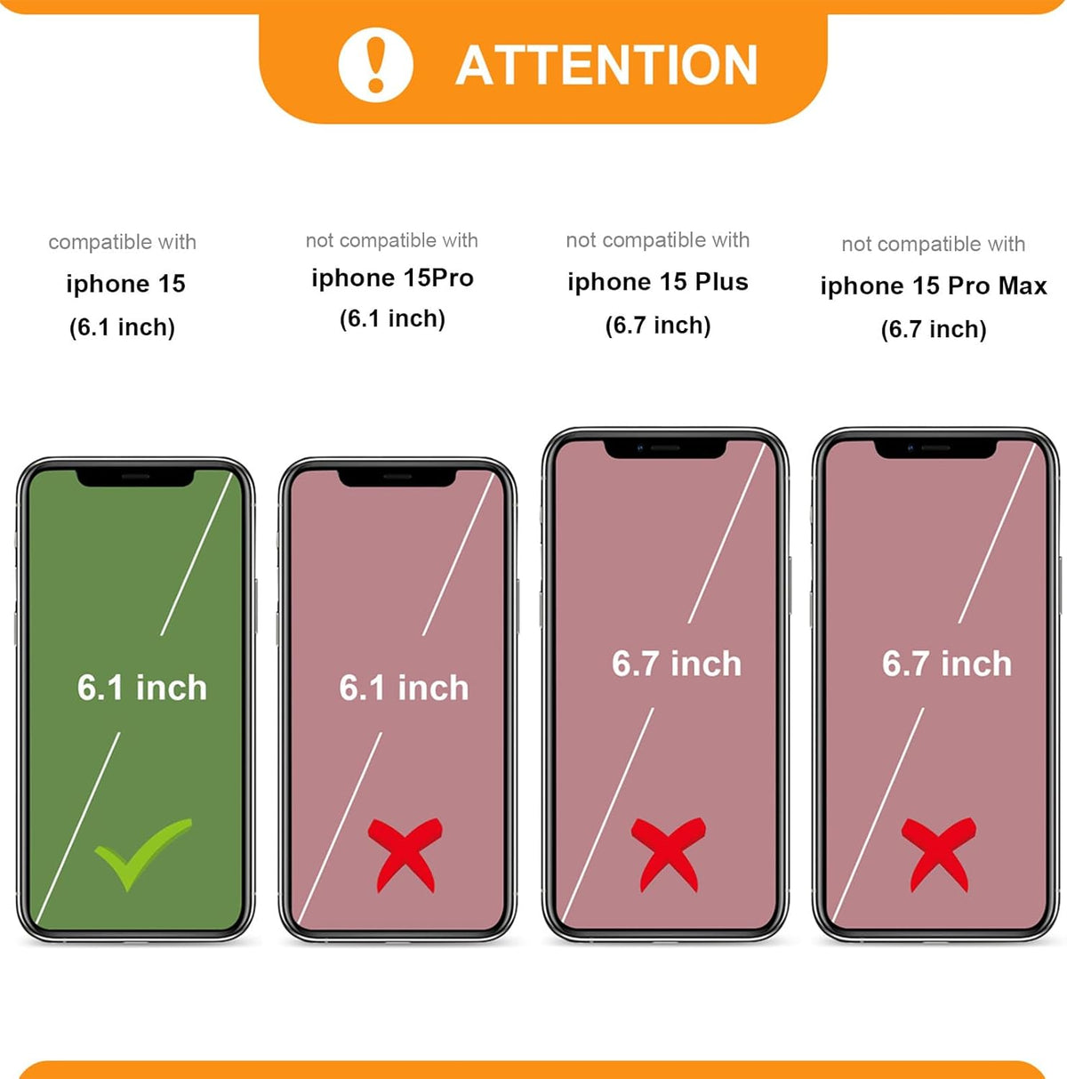 Bocasal 15 6.1 Inch for iPhone Wallet Case Compatible with MagSafe Wireless Charging, RFID Blocking Magnetic Leather