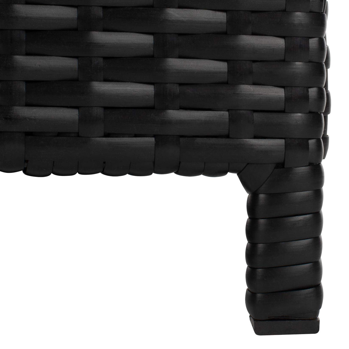 Safavieh PAT7500A Outdoor Collection Cadeo Black and White Cushion Daybed