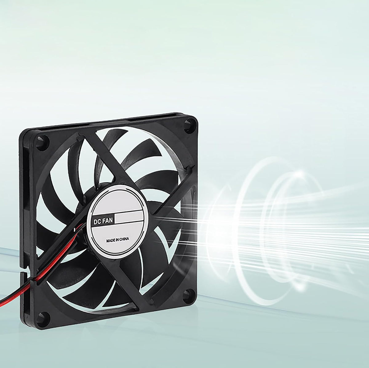 DUJVCZB FDCB8010B12 8010 4Pin 2Wire 12V 80mm 80mm 10mm Dual Ball Bearing Quiet Computer Case Fan DC x x High Speed