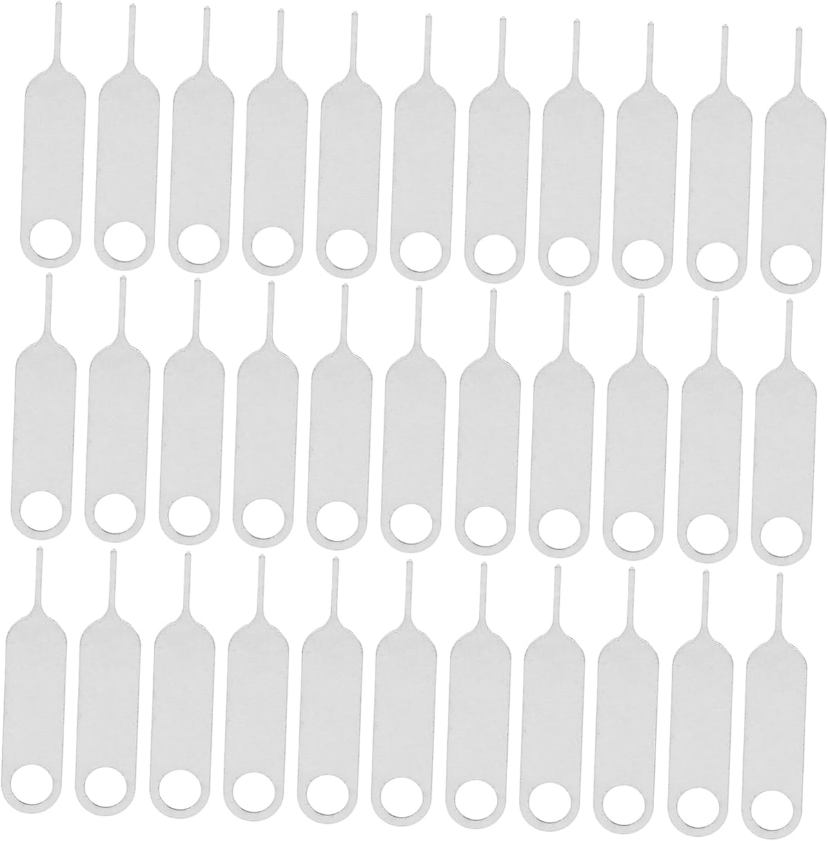 500pcs Gadpiparty Mobile Phone Sim Card Ejector Tool Durable Stainless Steel Pin for Removal Compact Design