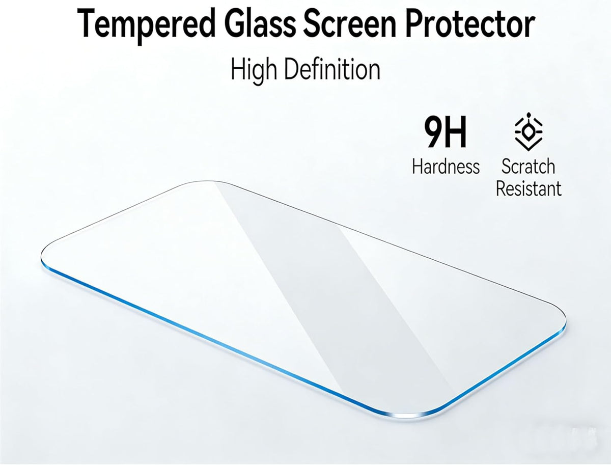 bemuntee 6,RP6 [3 Pack] 9H Screen Protector For Retroid Pocket OLED, Tempered Glass with Hardness, Anti-Scratch