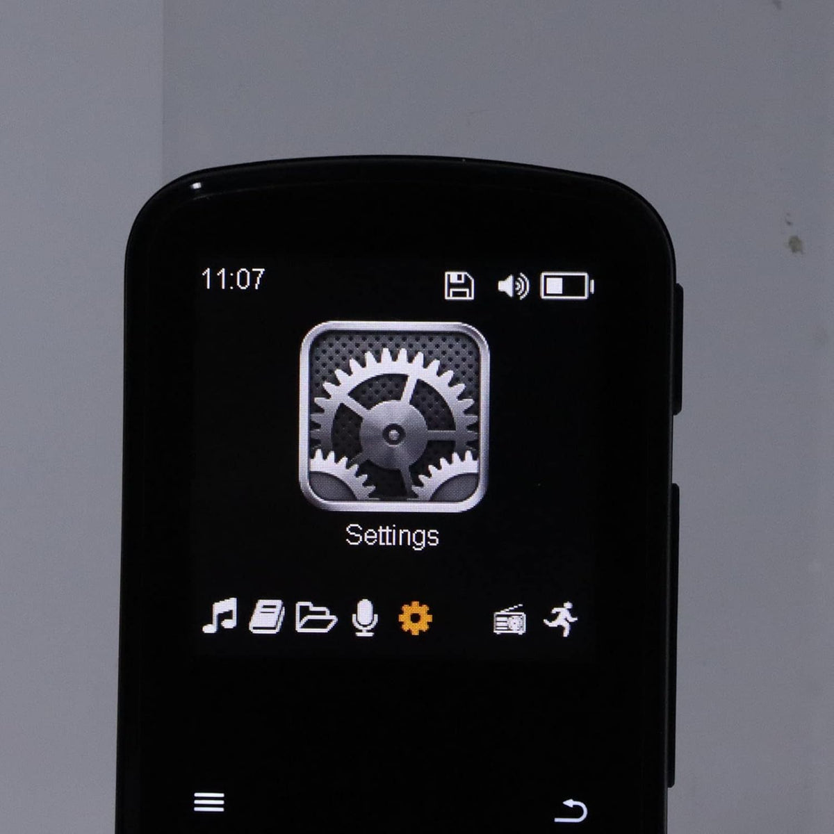Tangxi MP3 1.54 inch MP3 Reading(64GB) Bluetooth Sports Player, Touch Mini Back Clip Player, Portable Player Mini