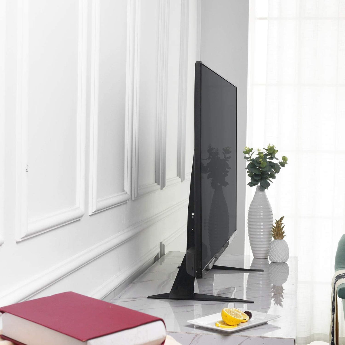 suptek 20-65" 100 Universal TV Stand for TV & Hardware Kit Pieces Bundle