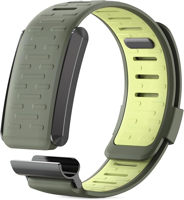 Men Women Soft Silicone Wristband Compatible with Whoop 4.0 Band Strap, Replacement Adjustable Breathable Sport Band for Whoop 4.0 & U-shaped Metal Frame