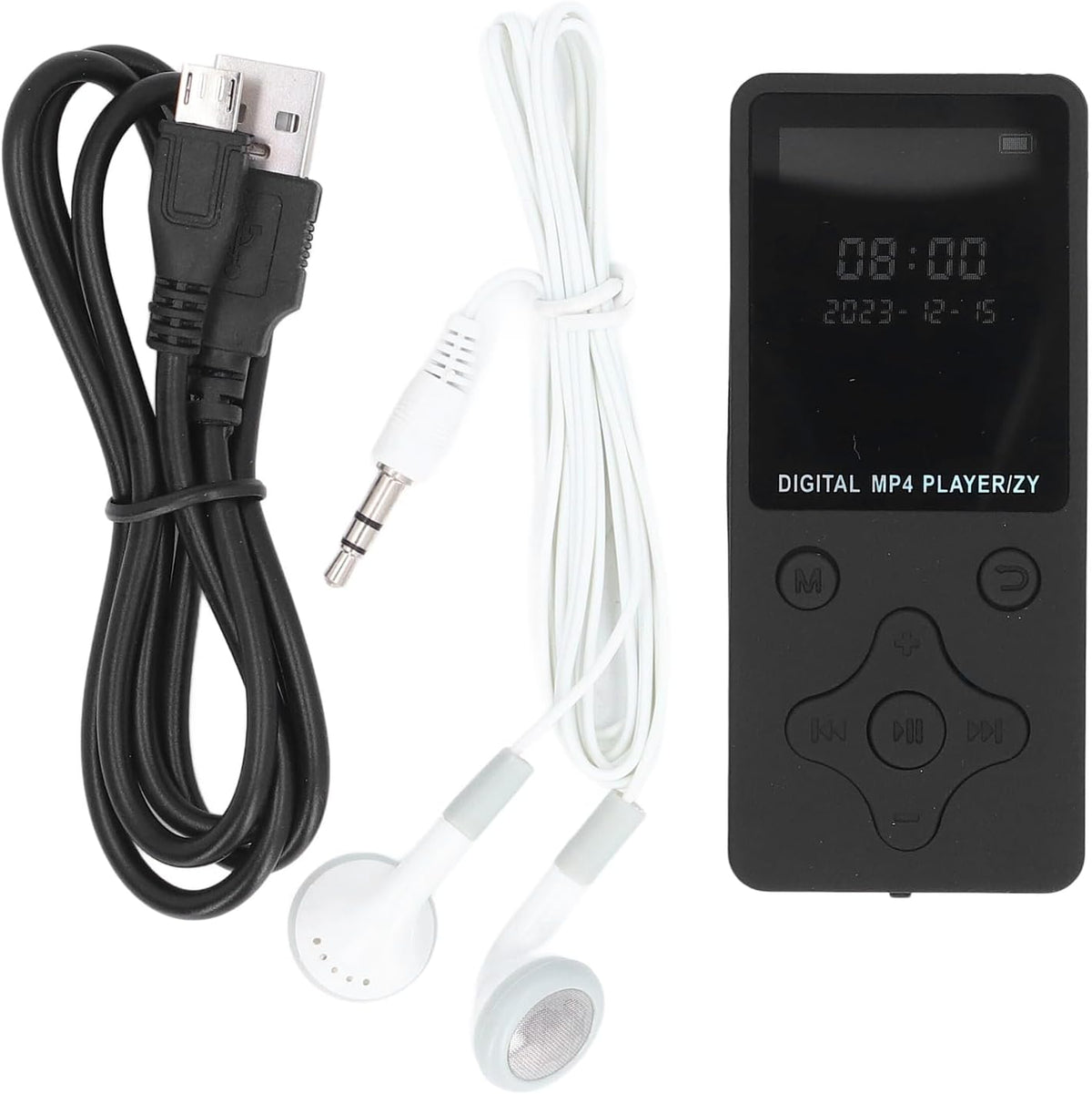 Yunseity 64GB MP3 1.8 Inch Mp4 Mp3 Player with BT and, LCD Screen Player with Spotify, HiFi Lossless Portable HiFi