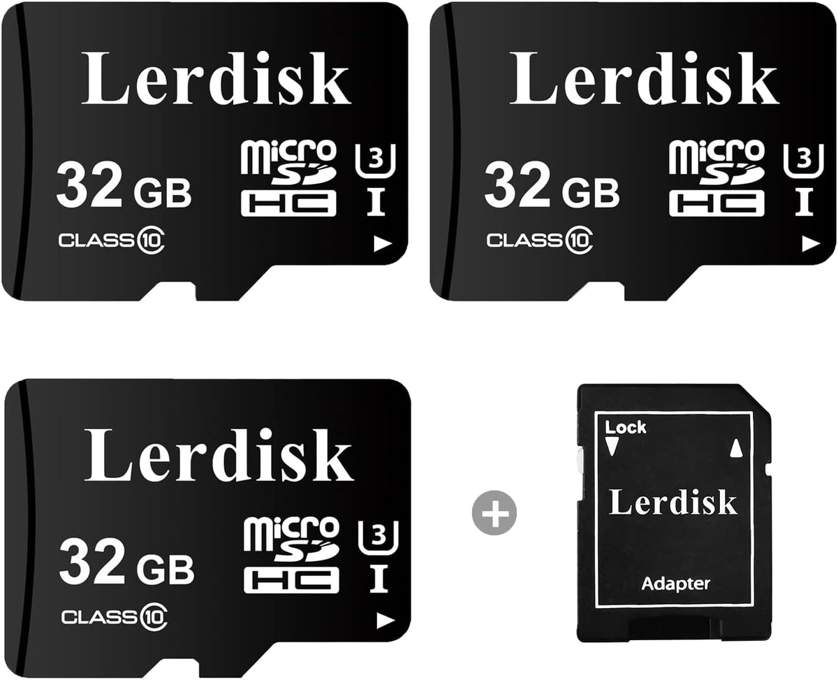 Lerdisk 32GB U3 Pack 3 Licencee(32GB) Factory Wholesale Micro SD Card of MicroSDHC with Adapter Produced by Authorized