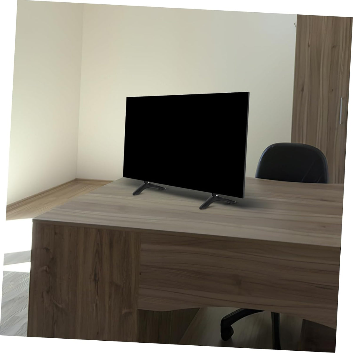 COOLHIYA 1set Tabletop Tv Stand for Installation Heavy-Duty Tv Base Support Stable Design for Secure Viewing Easy