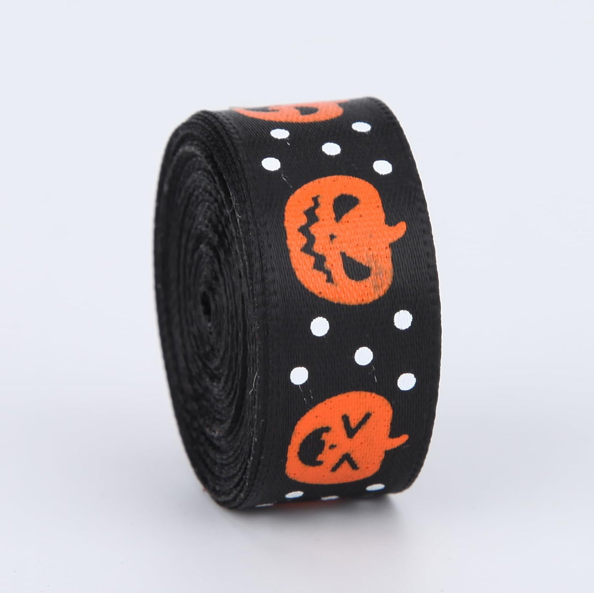 Meseey 50 Yards Halloween Ribbon - 5/8 Inch Spider Web Skull Pumpkin Bat Hocus Pocus Witch Legs for Gift Wrapping Hair Bows Party Decor