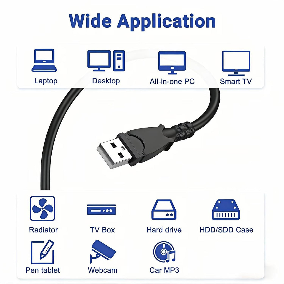 SRGTHE 3.3ft 3.3ft ND-1000 Black USB Printer Cable Cord Compatible with Neat Receipts Scanner Neatdesk