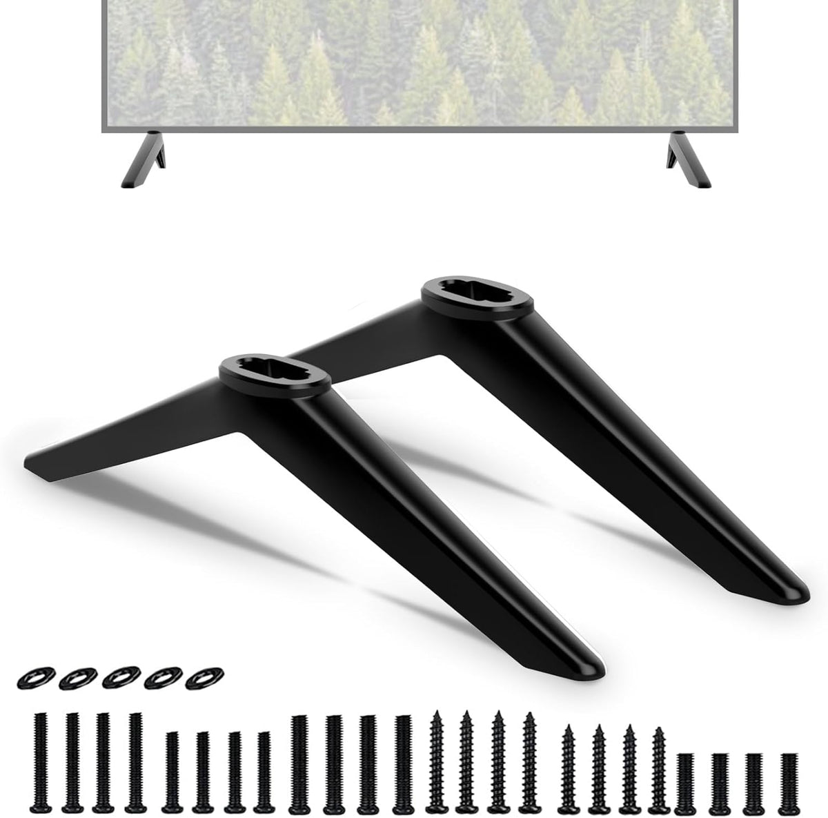 Motiexic E1AA32R-G E2AA32R-C E1AA32R-T E1AA32N E4AA43R E4AA43N E500AC50C E4AA55N E4AA55R-T TV Leg for Element TV Stand