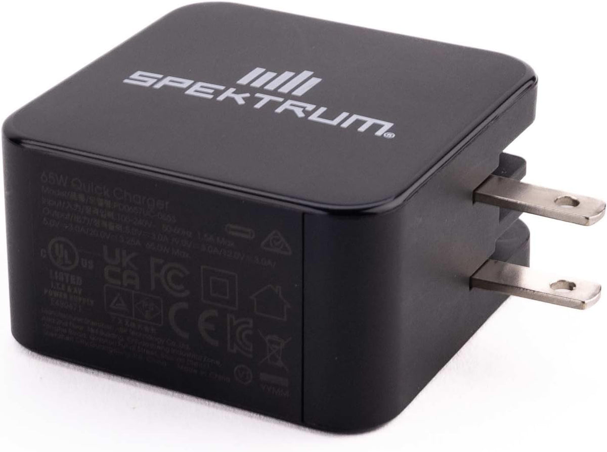 Spektrum 65W SPMX-1027 Accessories USB-C GaN Power Supply