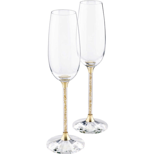 Swarovski Crystalline Toasting Flutes, Set of 2