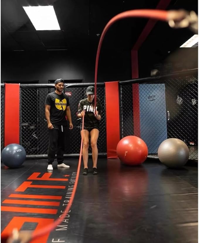 Dynamic Rubber Battle Ropes Alternative for Home and Gym | Maximize Calorie Burn | Revolutionary Fitness Equipment for Abs and Full Body Workout