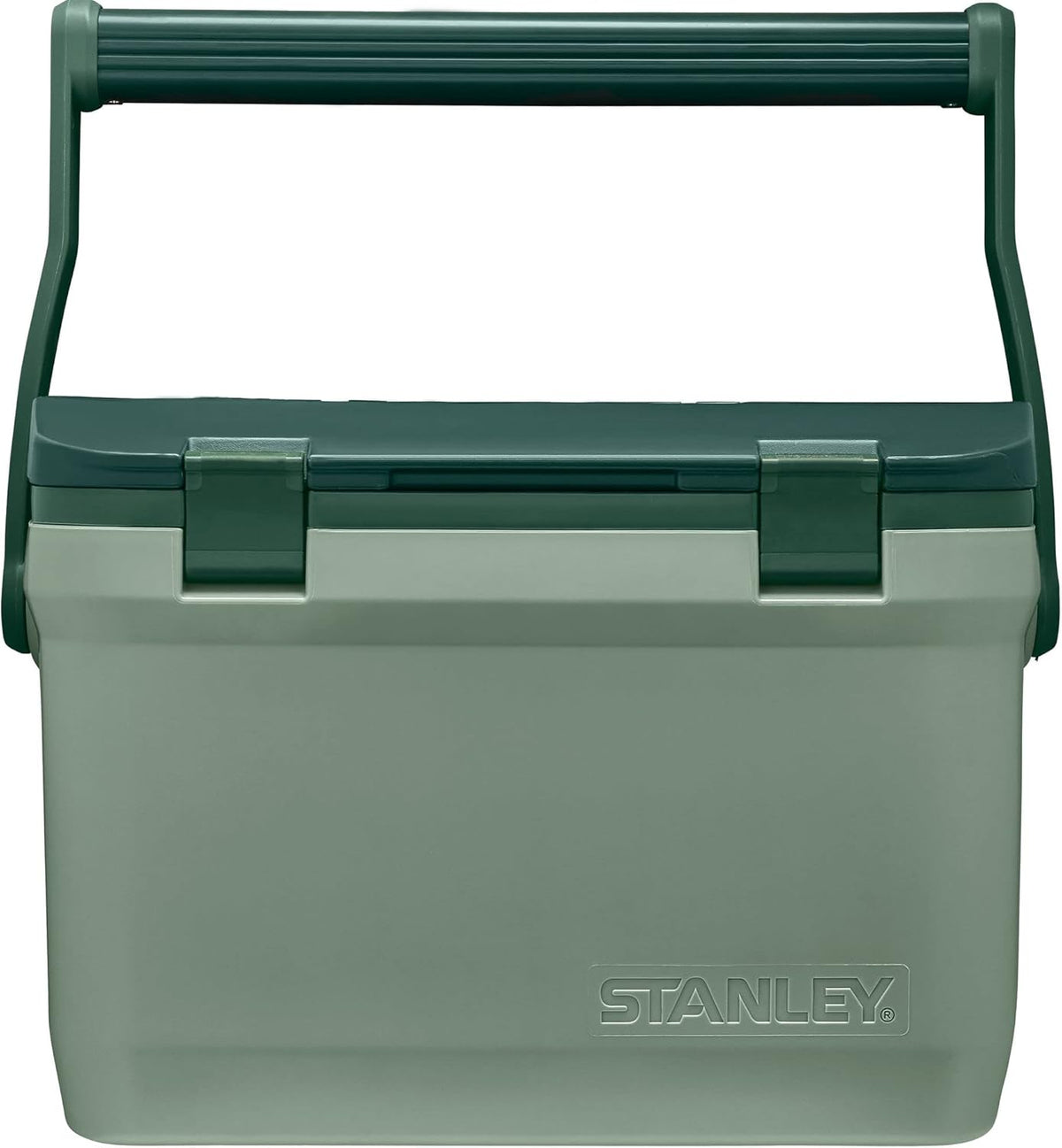 Stanley Adventure Outdoor Cooler 16 Qt - Heavy-Duty Camping Cooler with Easy Carry Handle | 36-Hour Ice Retention | BPA-Free | Stanley Green