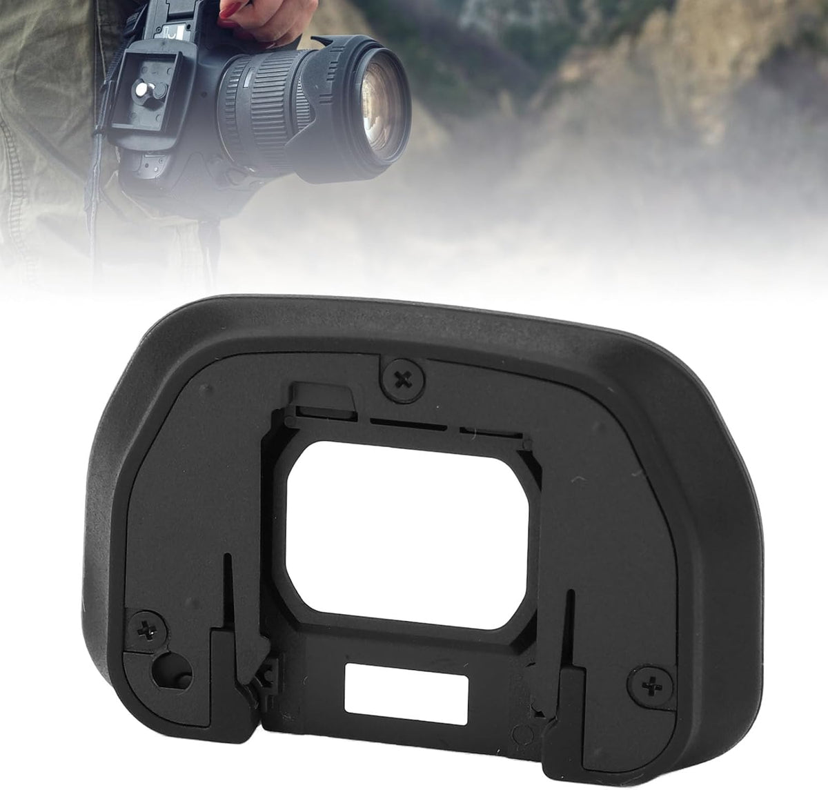 lvifloae GH5 GH5S, ABS Rubber Viewfinder Eyepiece Eyecup Replacement Protector for DC Easy Install Sturdy Durable