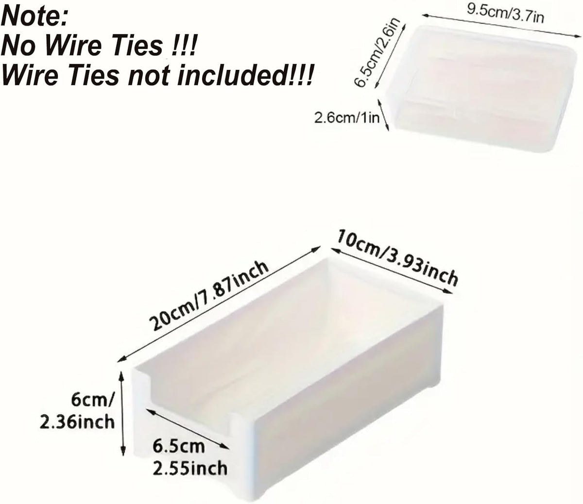 MAKABAKA 7 Cable Organizer Storage Box with Wire Ties,Desktop Cable Management Box with Switch, Power Cord Organizer