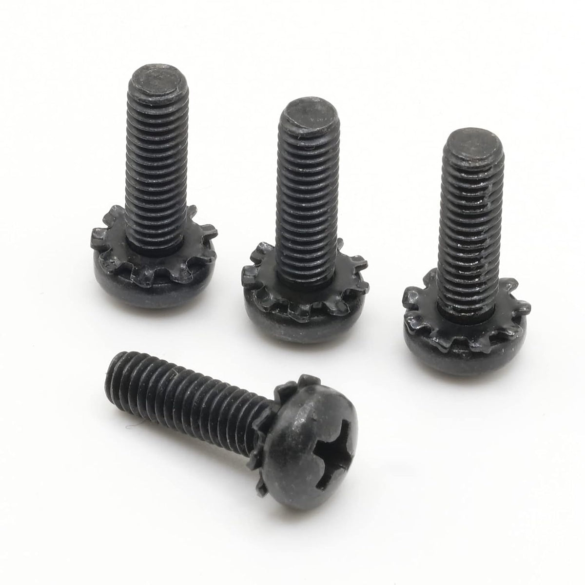 ReplacementScrews M4 14mm Set 4 Screws Compatible with Many LG TV Stands