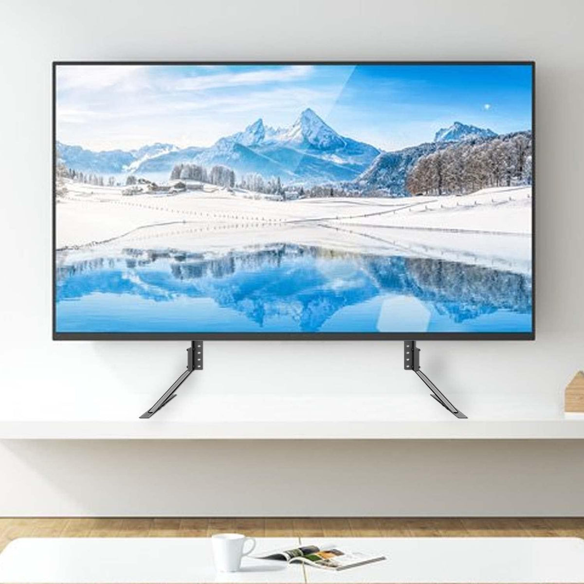 suptek 20-65" 100 Universal TV Stand for TV & Hardware Kit Pieces Bundle
