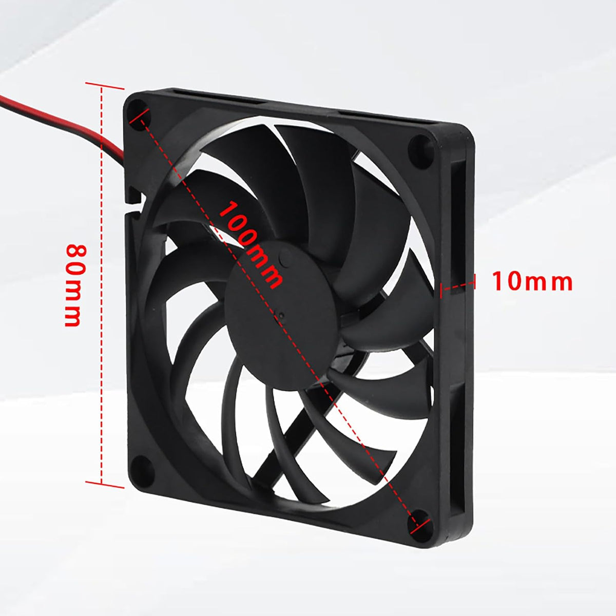 DUJVCZB FDCB8010B12 8010 4Pin 2Wire 12V 80mm 80mm 10mm Dual Ball Bearing Quiet Computer Case Fan DC x x High Speed