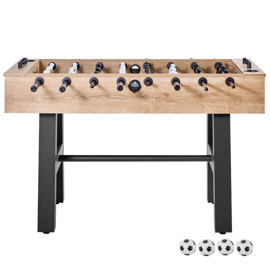 VEVOR Foosball Table, 55 inch Standard Size Table, Indoor Full-Size Foosball Tables, Includes Durable Soccer Set, for Home, Family, Game Room