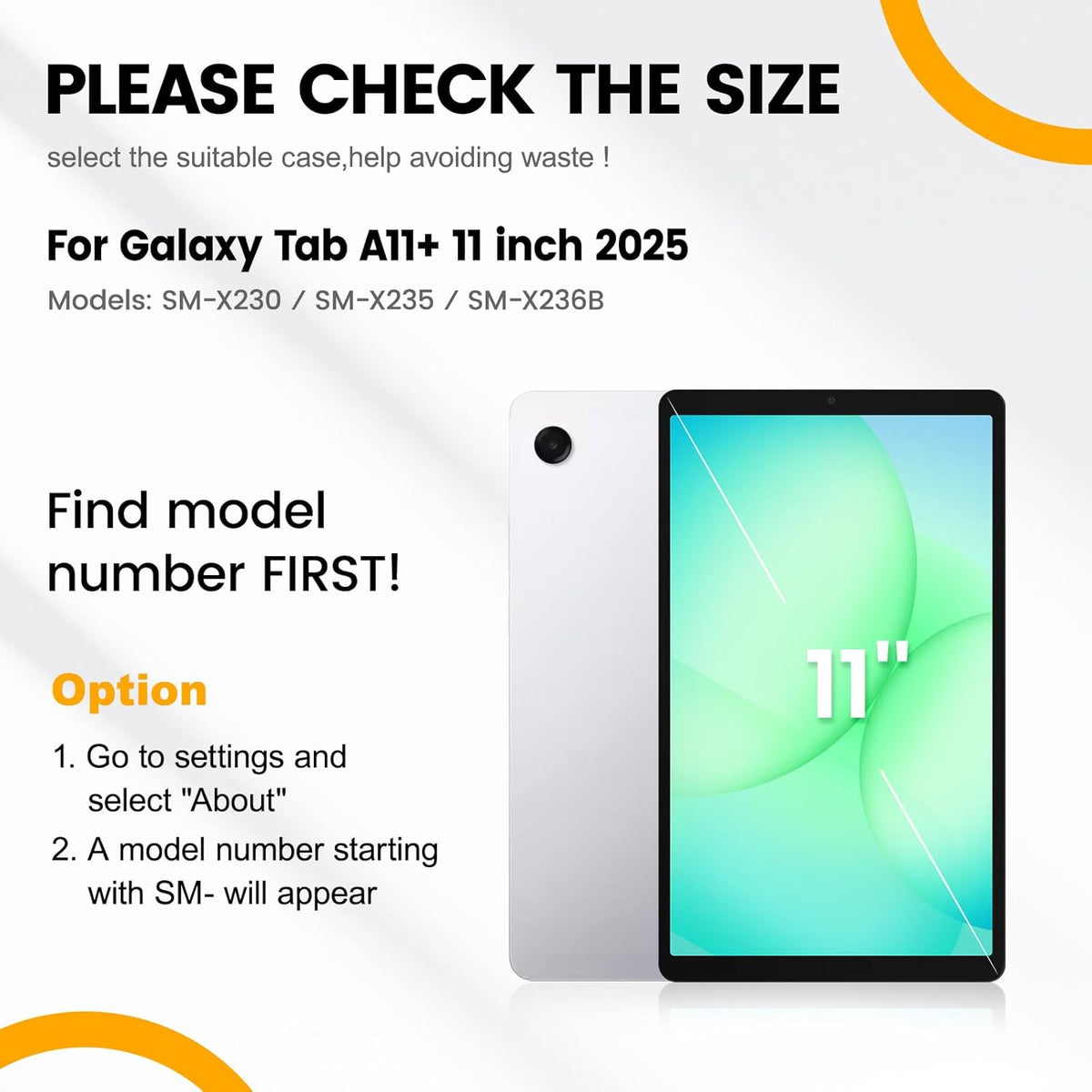 timecity A11+ A9+ 11 Inch Case for Samsung Galaxy Tab Plus / Plus - Heavy Duty Protective Cover with Screen Protector
