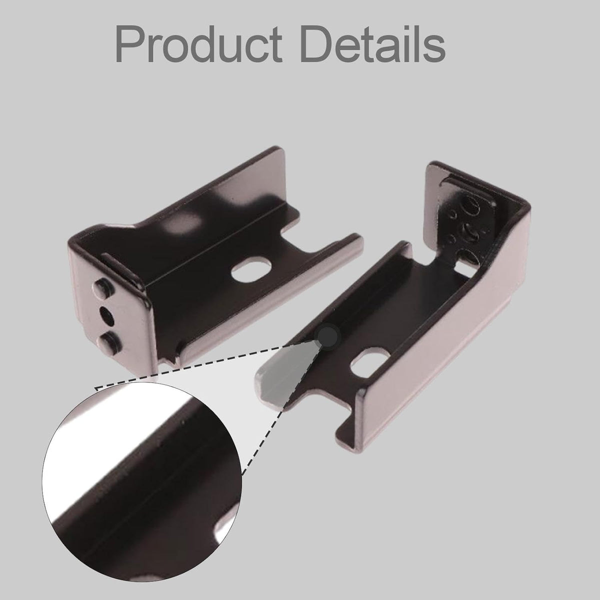 LeeQinersw TV Stand Metal Replacement Base Brackets Mounting Kit Stable Support Easy Installation Cart Suitable