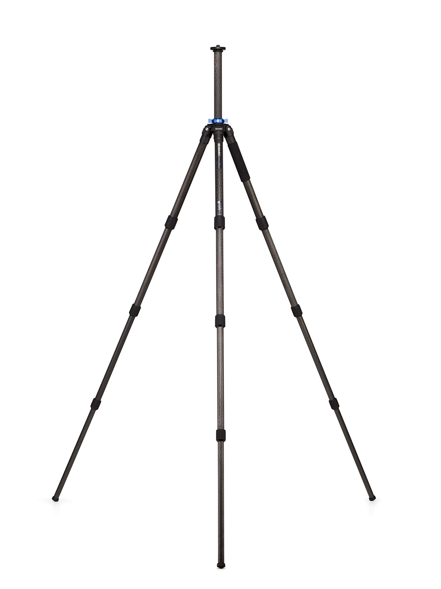 Benro Mach3 Carbon Fiber Tripod – Extra-Long 4-Section Heavy-Duty Tripod with Twist Locks, Interchangeable Feet & 44 lb Load Capacity for DSLR, Mirrorless & Video Cameras (TMA48CXL)