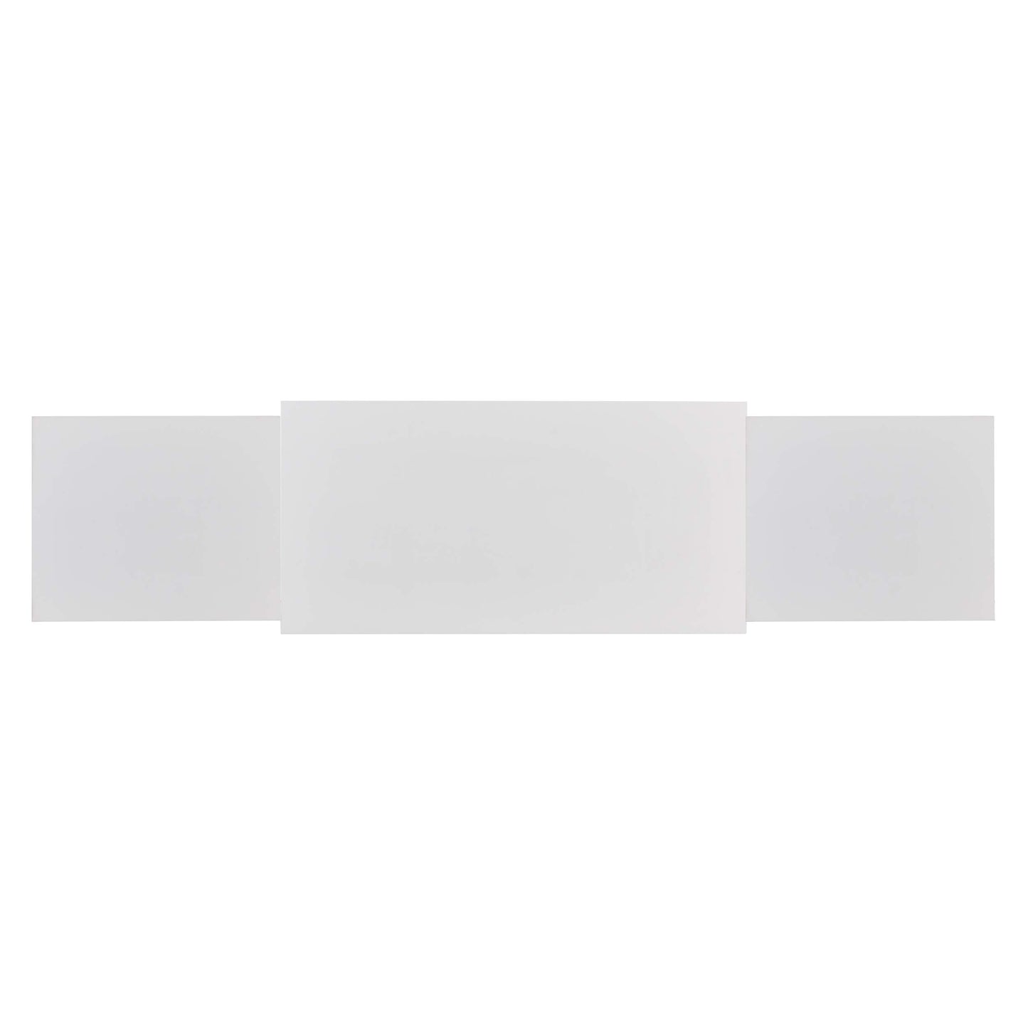 SEI Furniture Gallatin Faux Stone Electric Fireplace with Bookcases, New White