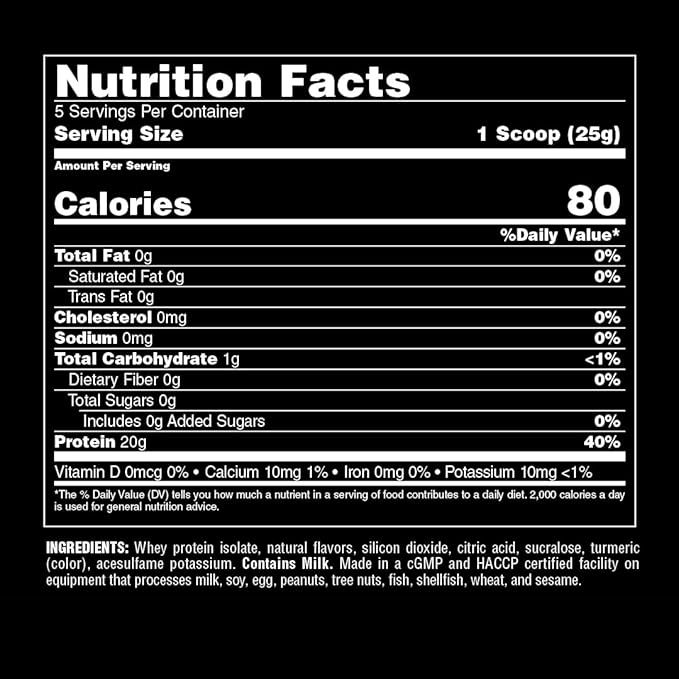 Clear Whey Isolate Protein Powder - Easy to Digest and Mix, 5g BCAA, Deliciously Juicy, Refreshing Anytime Drink for Men and Women, Pineapple Orange 125g (5 Servings)